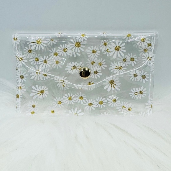 Floral Clear Card Case Wallet Bundle 2 style 2 - Picture 3 of 7